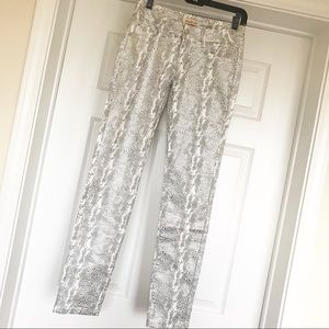 NWT Size Small (27) Resalsa Snake Print Ultra Skinny Jeans
